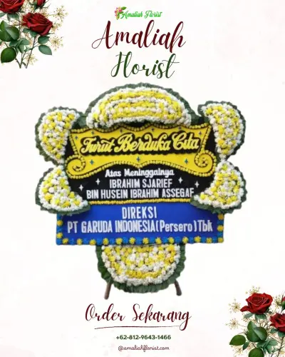 Papan Bunga Duka di Sambong