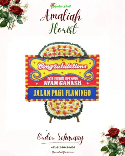 Bunga Papan Congratulation di Sambong
